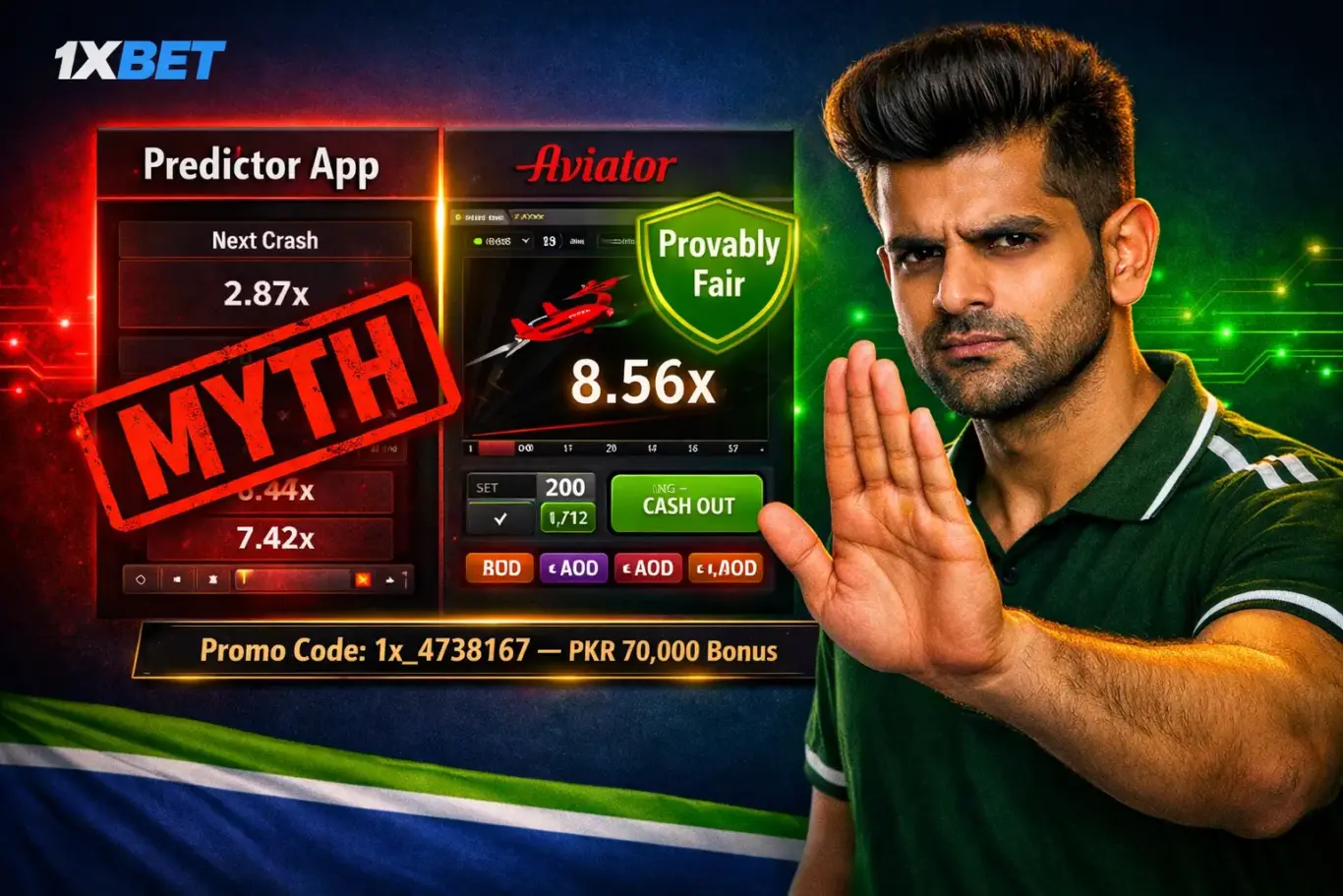 1xBet Aviator Predictor Pakistan - why third-party prediction tools and bots do not work with Provably Fair RNG