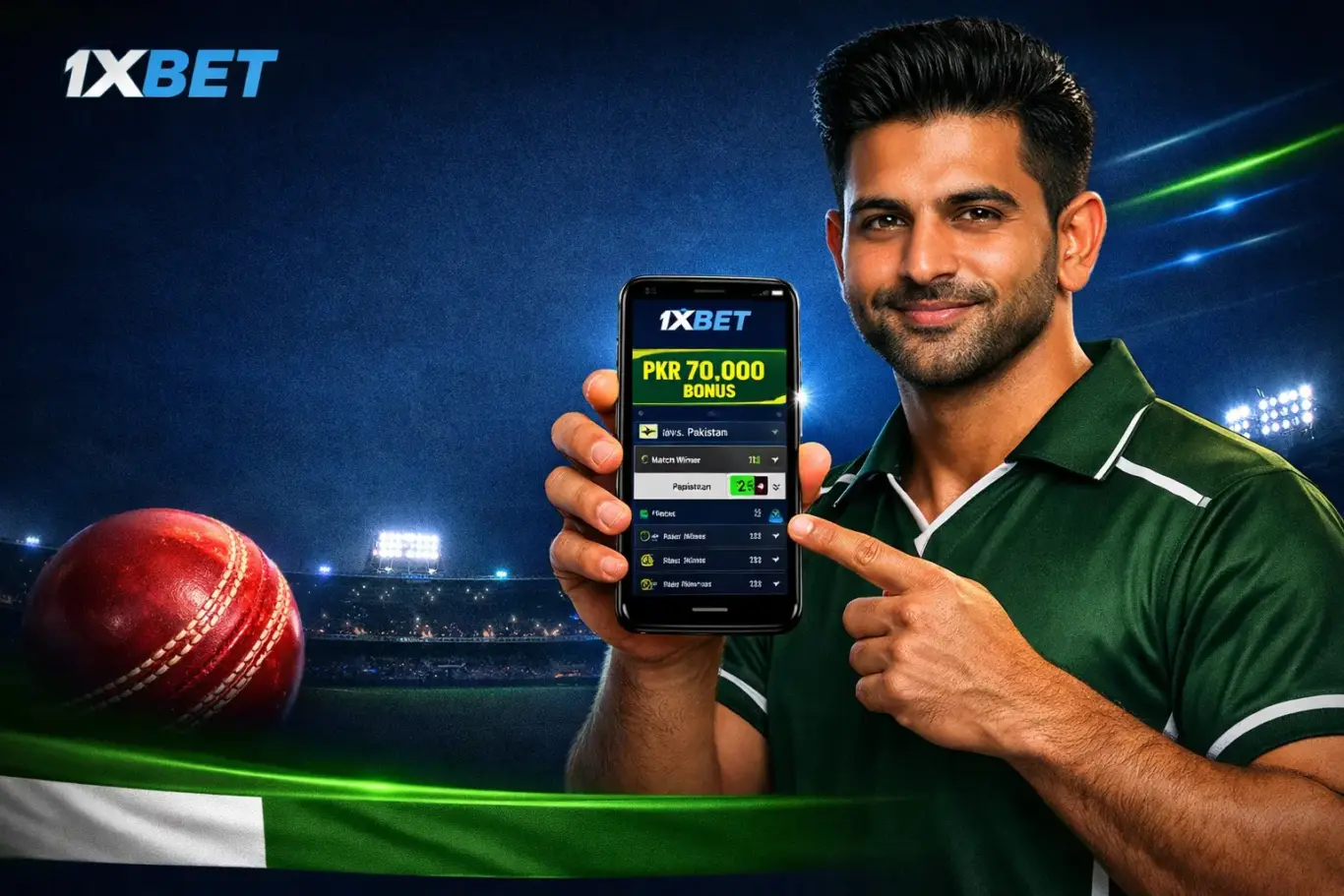 1xBet Pakistan review 2026 - cricket betting, PKR 70,000 bonus and JazzCash deposits